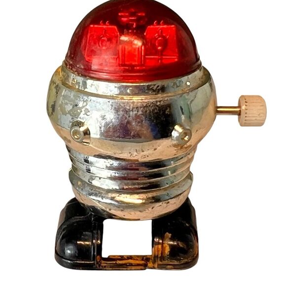 1977 Rascal Robots Tomy Mini Wind Up Robot Toy Collectible - Picture 4 of 8